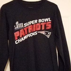 Men's Patriots super bowl long sleeve shirt